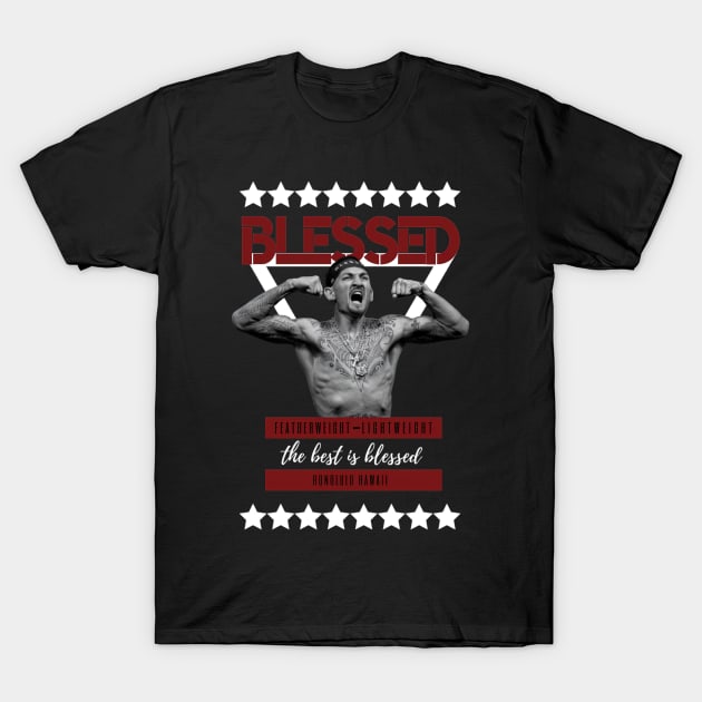 Max Blessed Holloway - UFC T-Shirt by HammiltenJohn